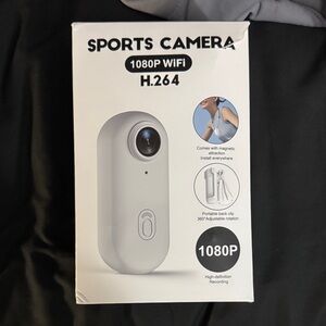 Varnock Black Sports Camera 1080P WiFi
